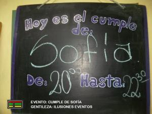 Cumple de Sofía
